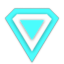 Diamond Badge (Cyan)